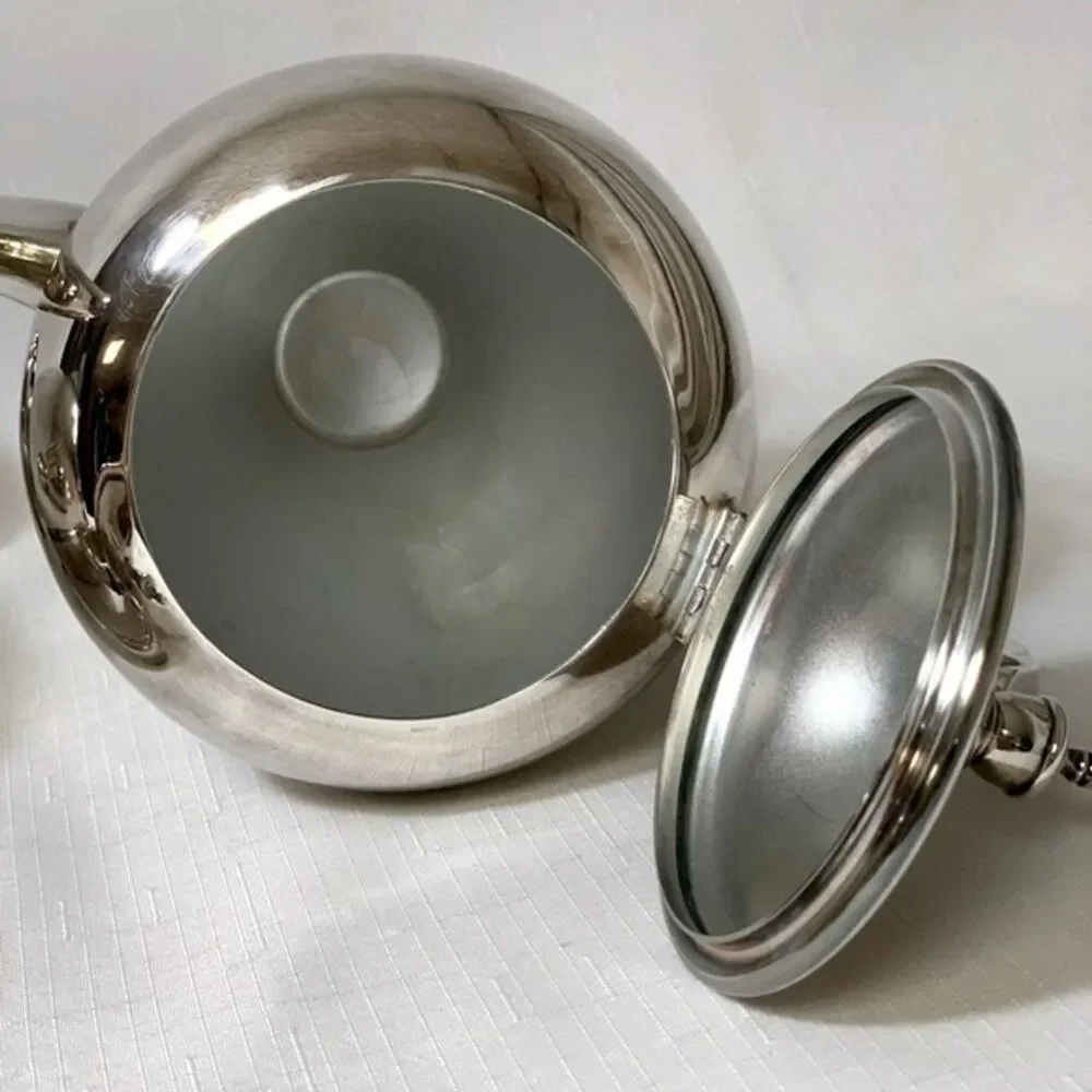 VINTAGE New York Academy Silver Coffee Tea Carafe Set Serving 50s MidCentury Mod